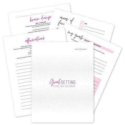 Goal Setting Guide and Calendar