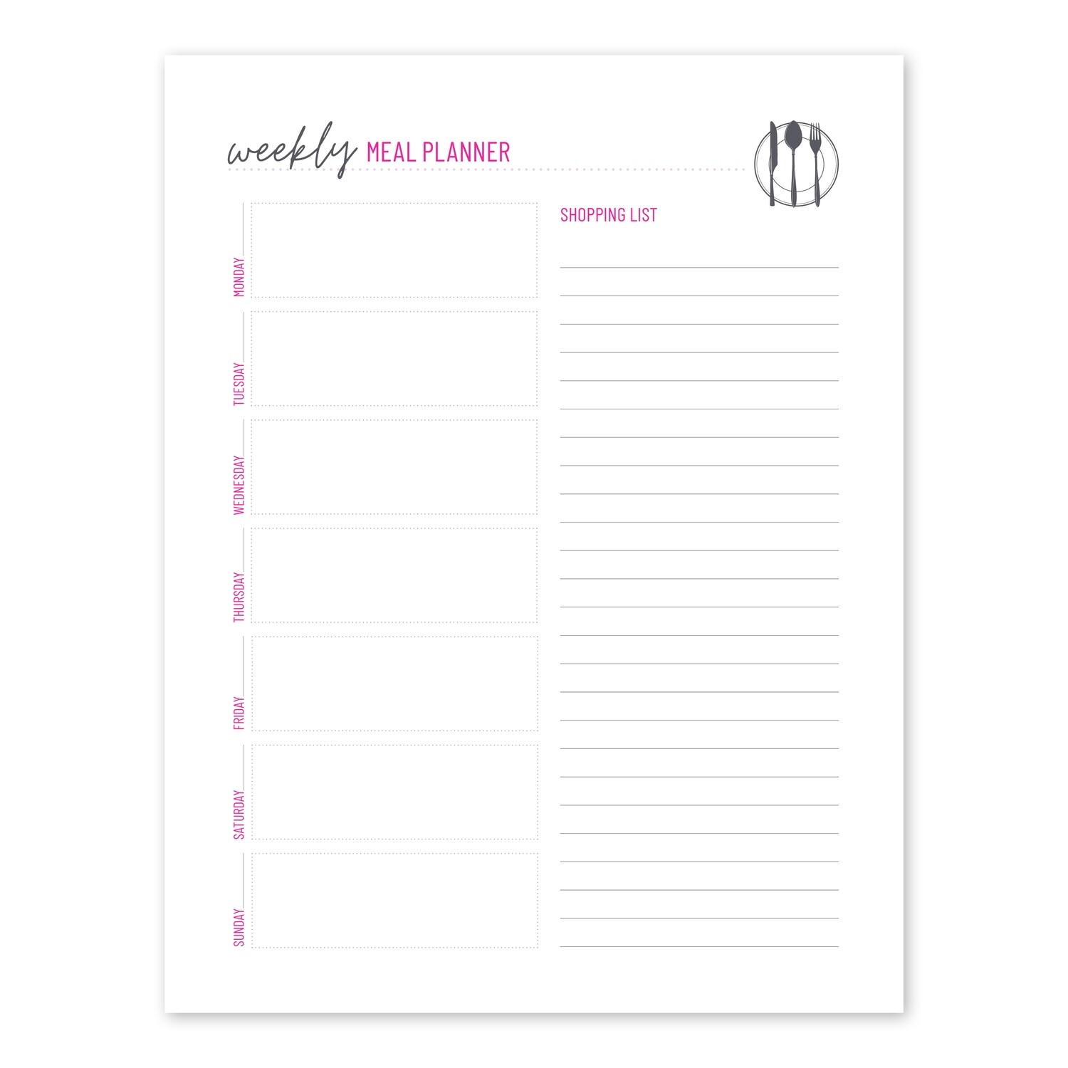 Weekly Meal Planner