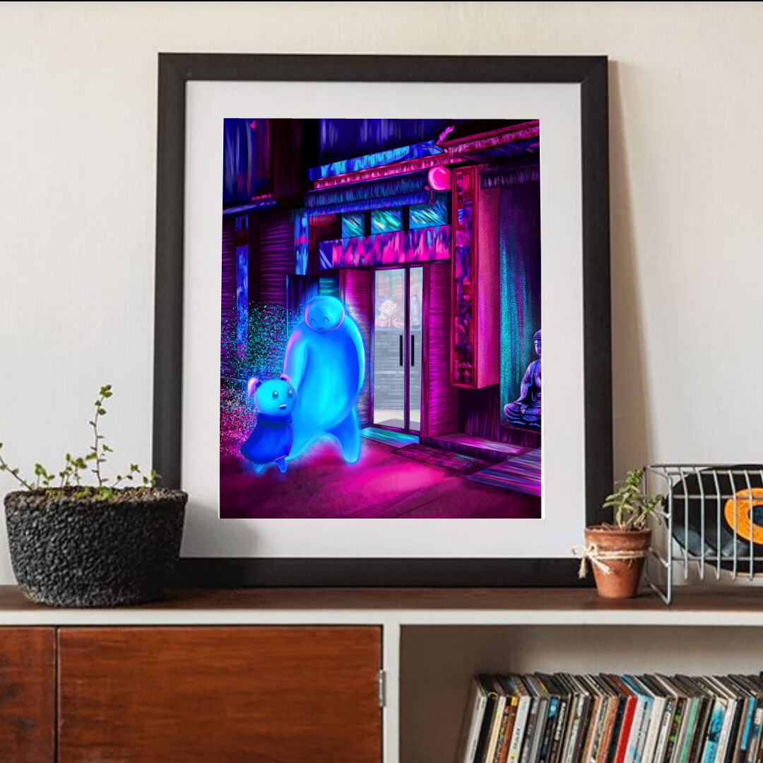 Holo-Ghost in a Japanese Street