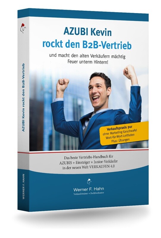 Fachbuch: AZUBI Kevin rockt den B2B-Vertrieb und macht den alten Verkäufern mächtig Feuer unterm Hintern