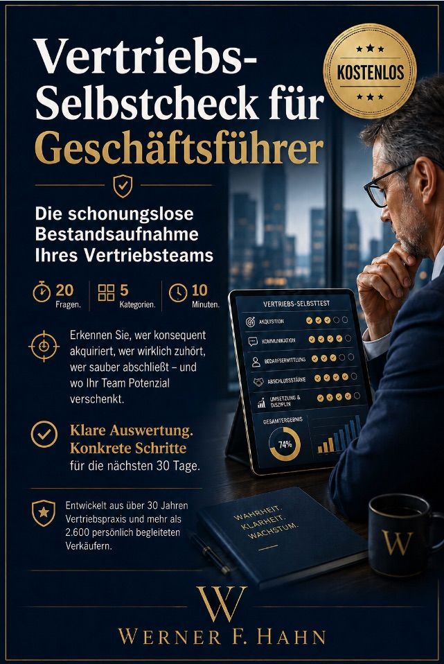 Vertriebs-Selbstcheck für Geschäftsführer