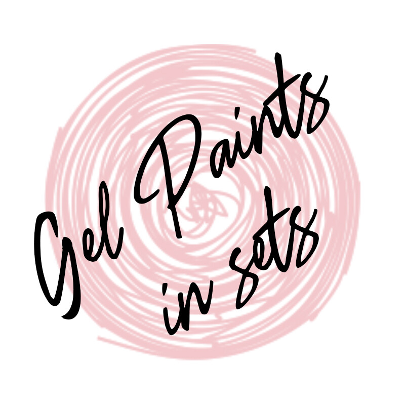 Set gel paints