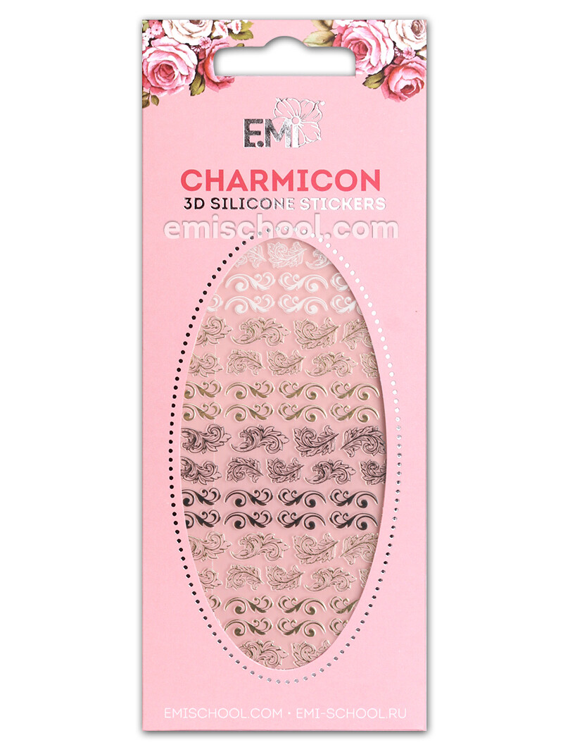 Charmicon 3D Silicone Stickers #76 Swirl