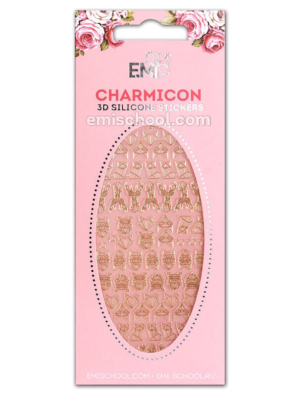 Charmicon 3D Silicone Stickers #74 Animals. Graphics