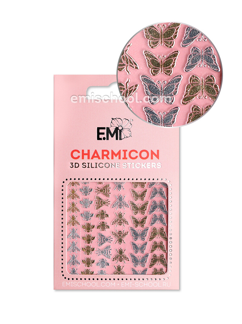 Charmicon 3D Silicone Stickers #110 Insects
