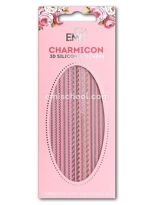 Charmicon 3D Silicone Stickers Lace MIX #4