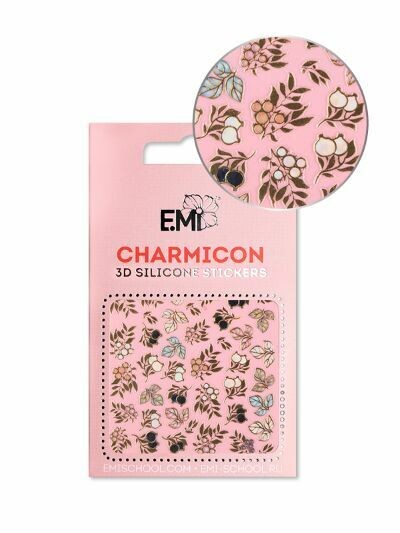 Charmicon 3D Silicone Stickers #137 Twigs and Berries