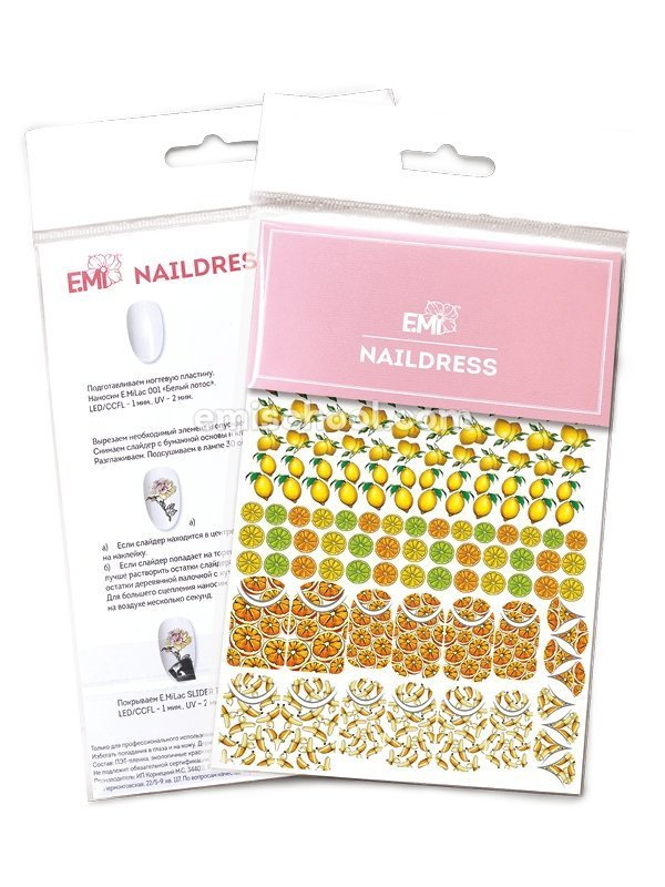 Naildress Slider Design #7 Citrus