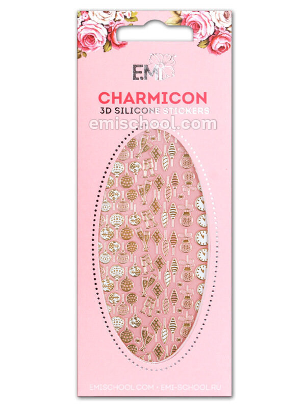 Charmicon 3D Silicone Stickers #68 Christmas Decorations