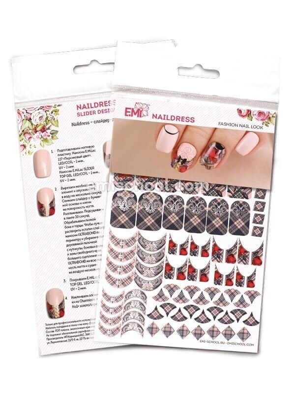 Naildress Slider Design Smoky Check