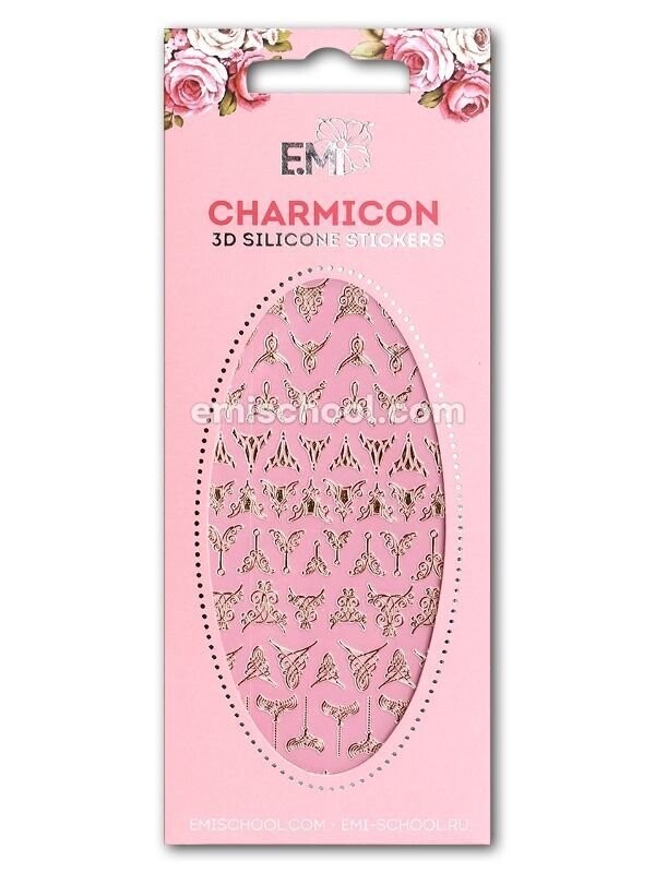 Charmicon 3D Silicone Stickers Lunula Gold #4