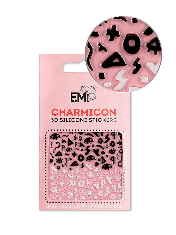 Charmicon 3D Silicone Stickers #119 Secret Symbols