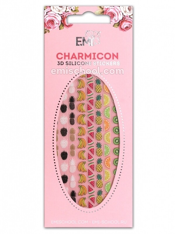 Charmicon 3D Silicone Stickers #79 Fruits