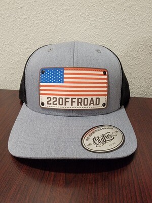 22OFFROAD American flag snap back hat