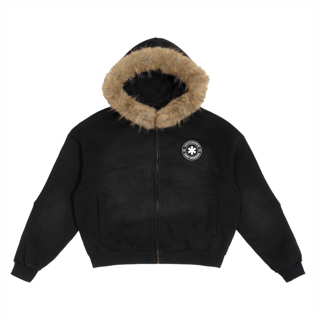 FAUX FUR HOODIE