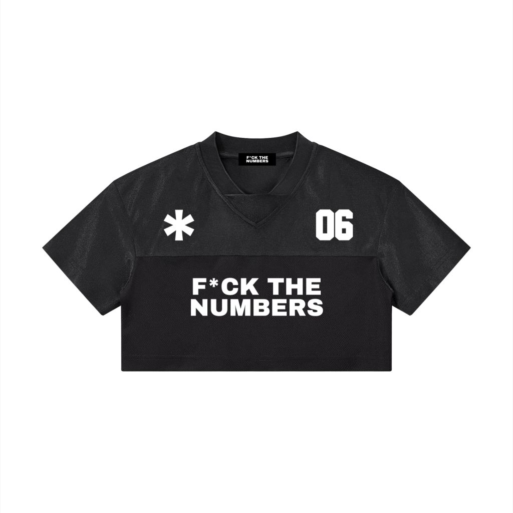 CROPPED FOOTBALL JERSEY