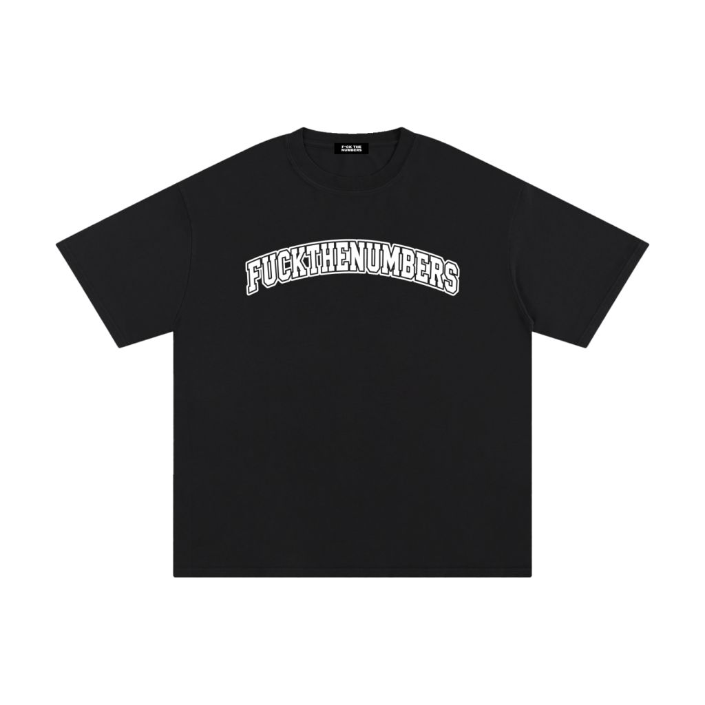 ARCHED TEXT TEE