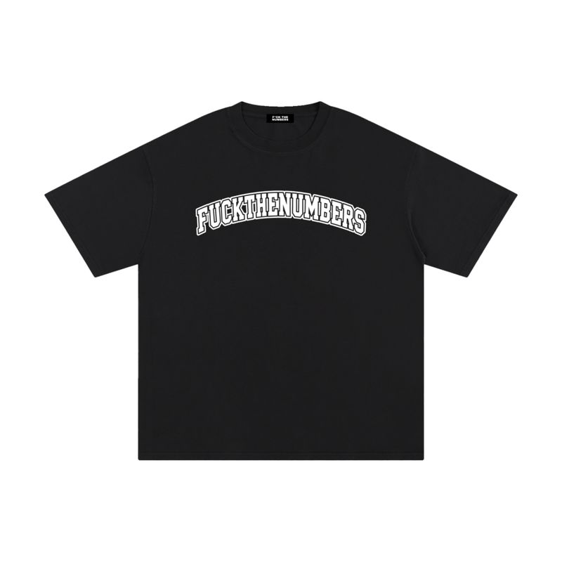 ARCHED TEXT TEE