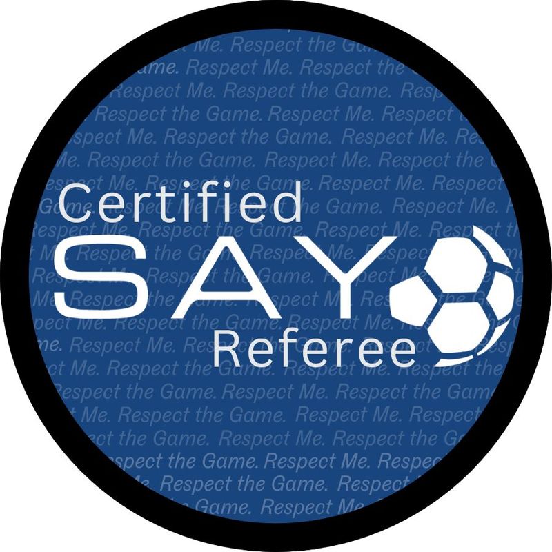SAY Certified Referee Patch