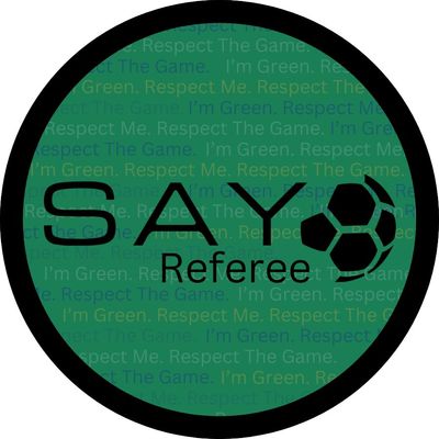 Going Green - SAY Referee Patch (for referees &lt;18yo /first year referees)