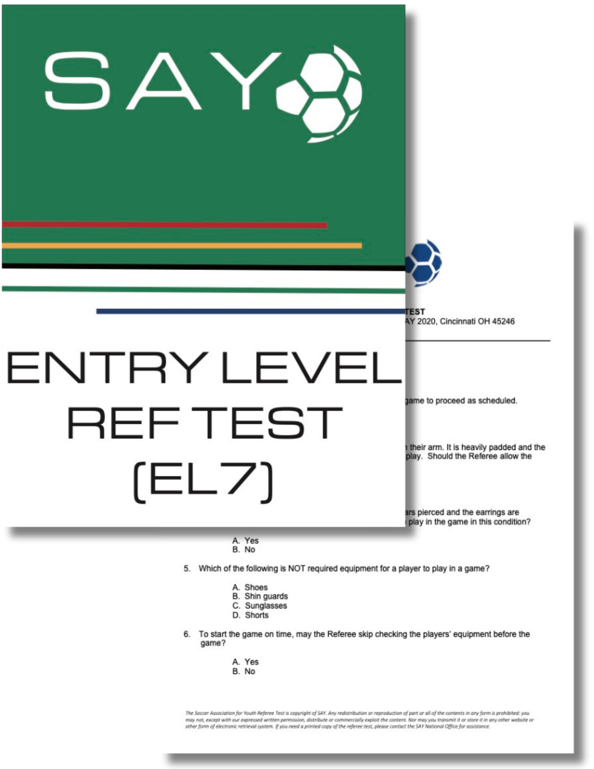 SAY Referee Test EL-7