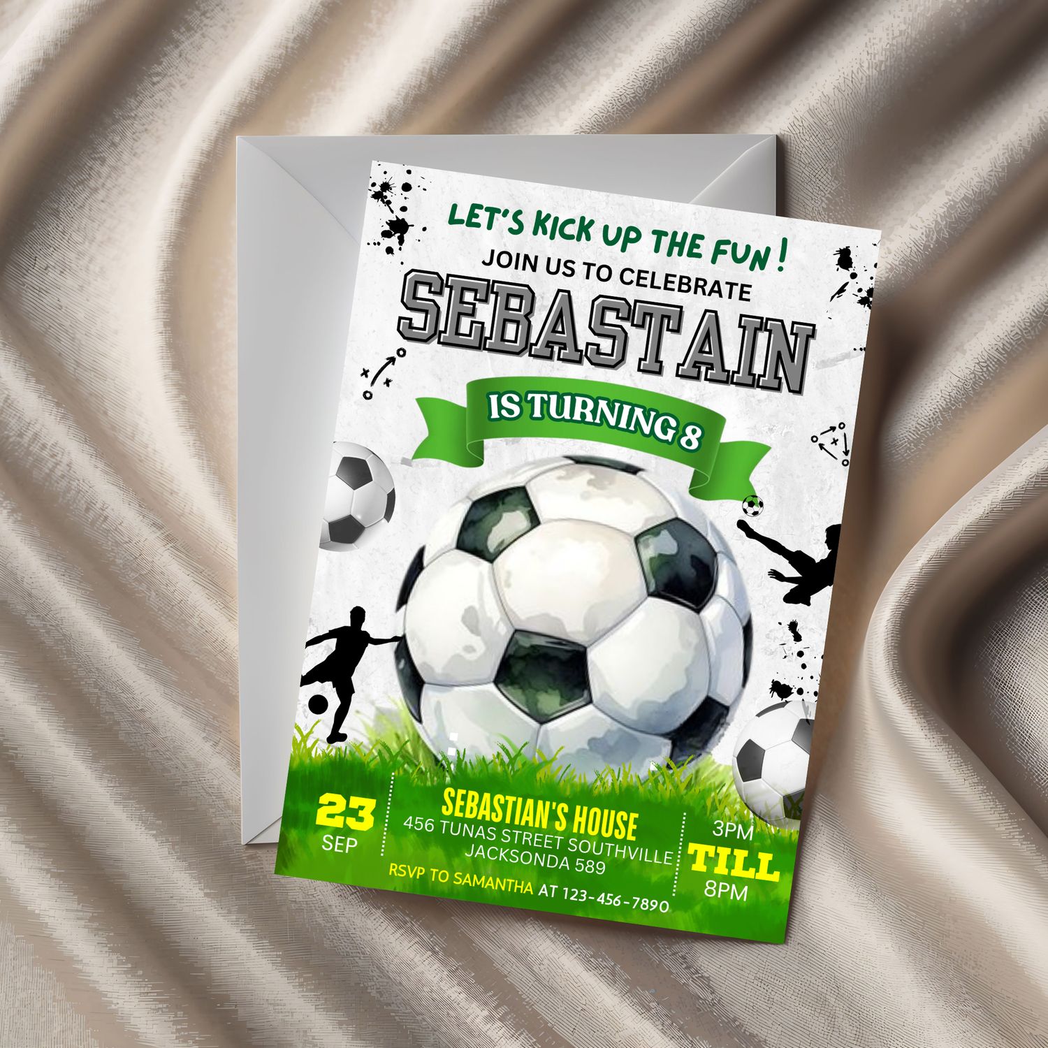 Glossy Personalised Football