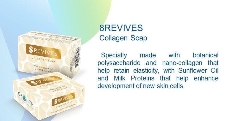Gr8life 8Revives Collagen Soap