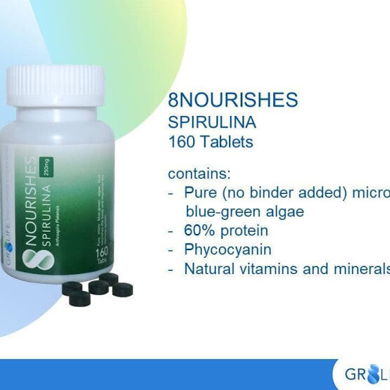 Gr8life Nourishes Spirulina