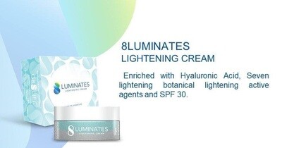 𝐆𝐑𝟖𝐋𝐈𝐅𝐄 8Luminates Lightening Cream SPF30 w/ HYALURONIC