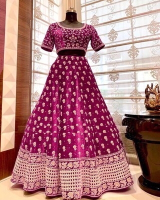 Gorgeous Pink Designer Lehenga Choli