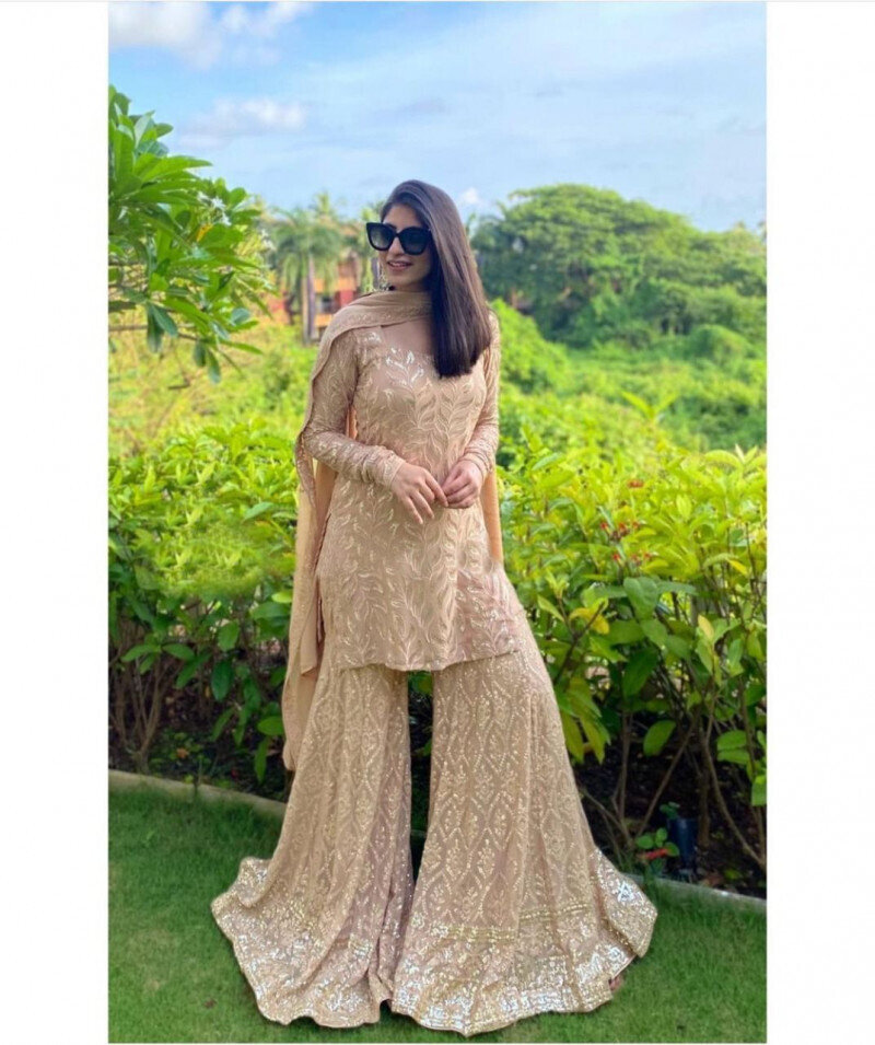 sequence sharara suit