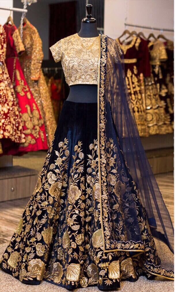 Miraculous Blue Heavy Wedding Wear Lehenga Choli