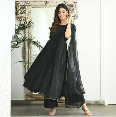 Attractive Black Party Wear Gown