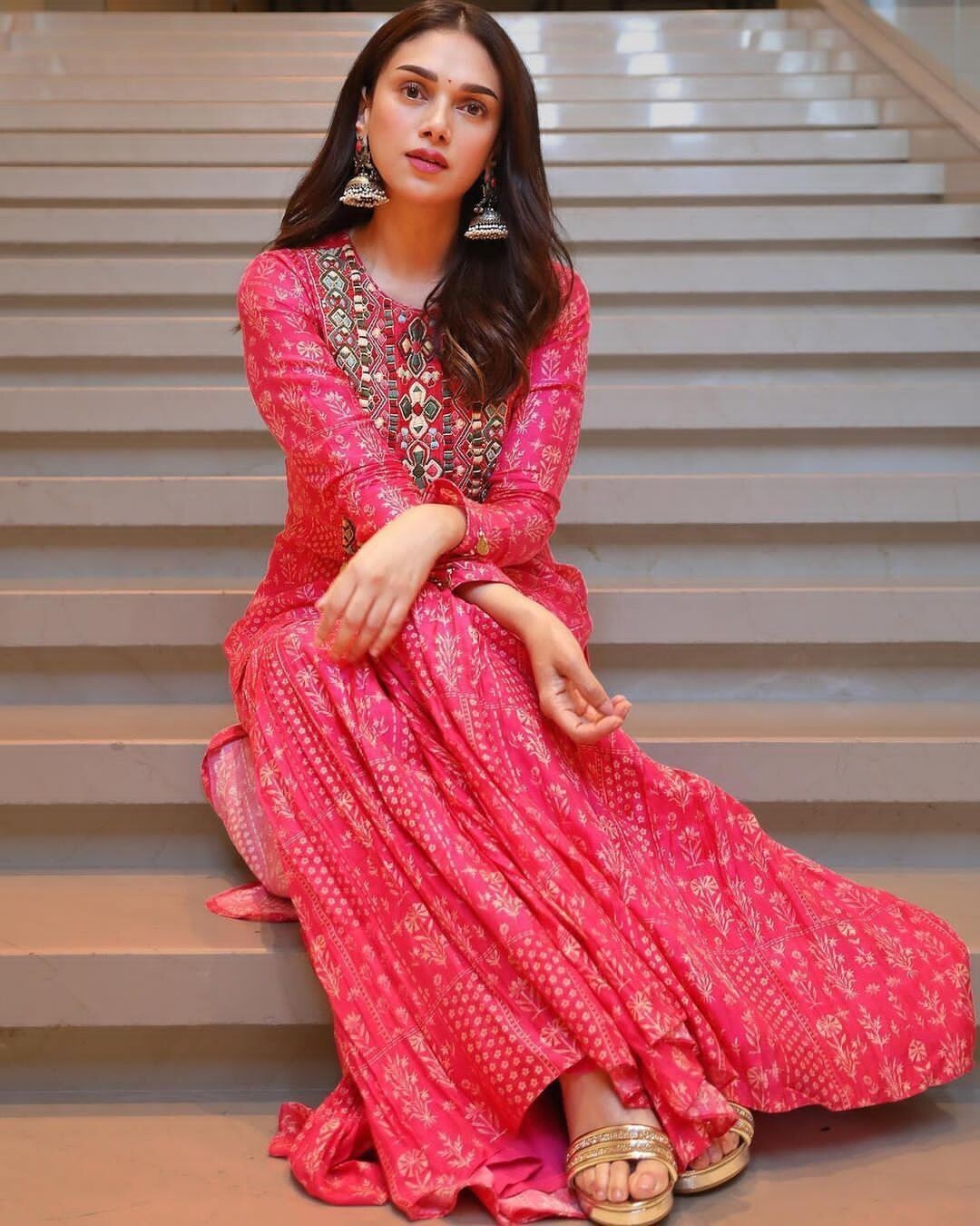 Bollywood Inspired Pink Sharara Suit Online