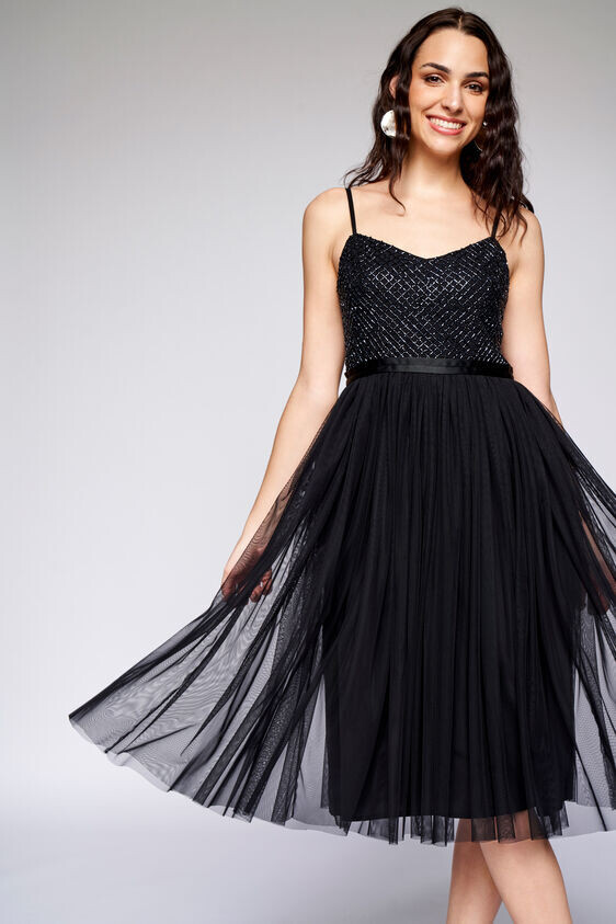 Party Wear Black  Gown