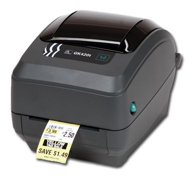 Impresora de etiquetas - Zebra GK 420 - Gratis Rollo TT + Cinta Cera