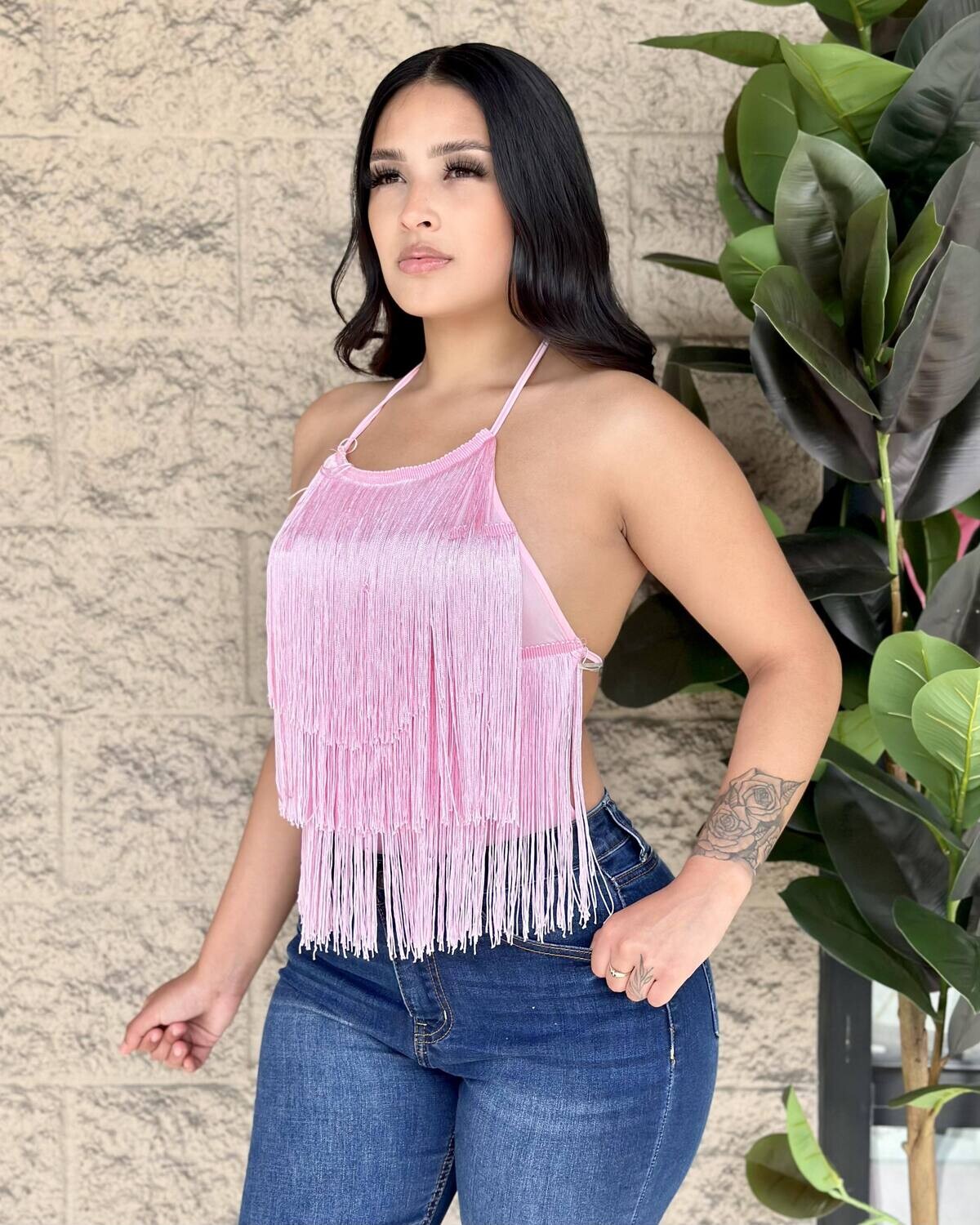 Jaripeo fringe bodysuit