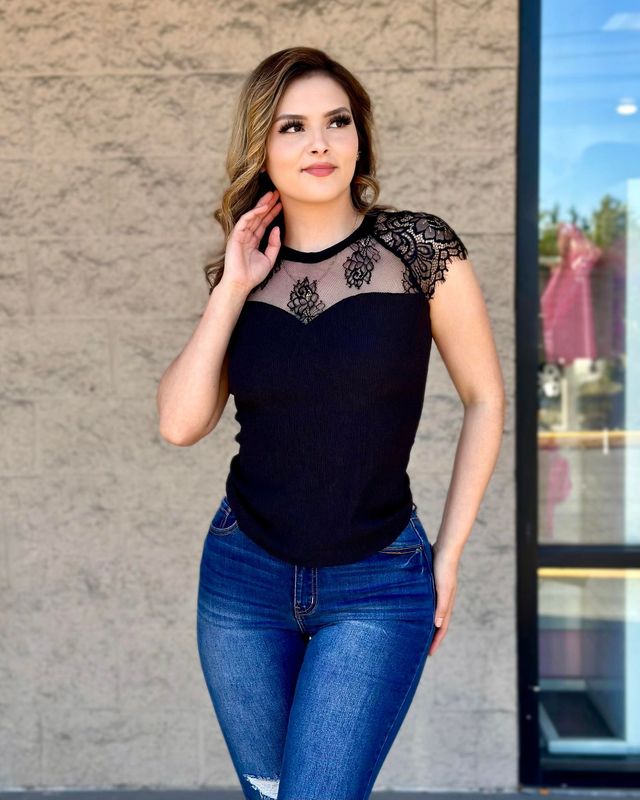 Princess lace top