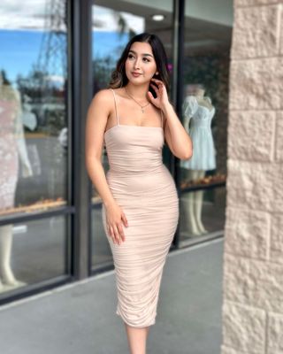 She has class midi dress