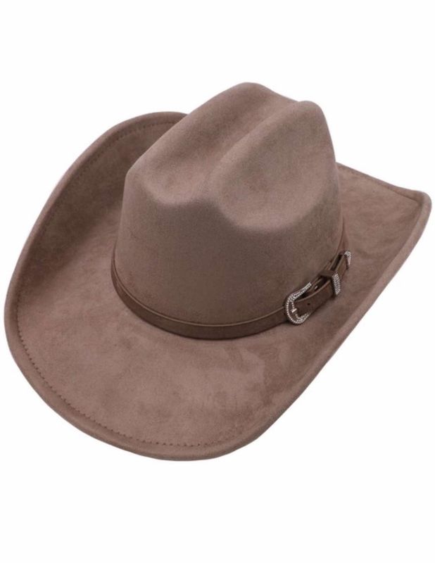 Suede western hat