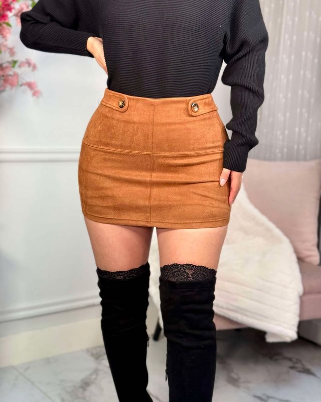 Great fit suede skirt