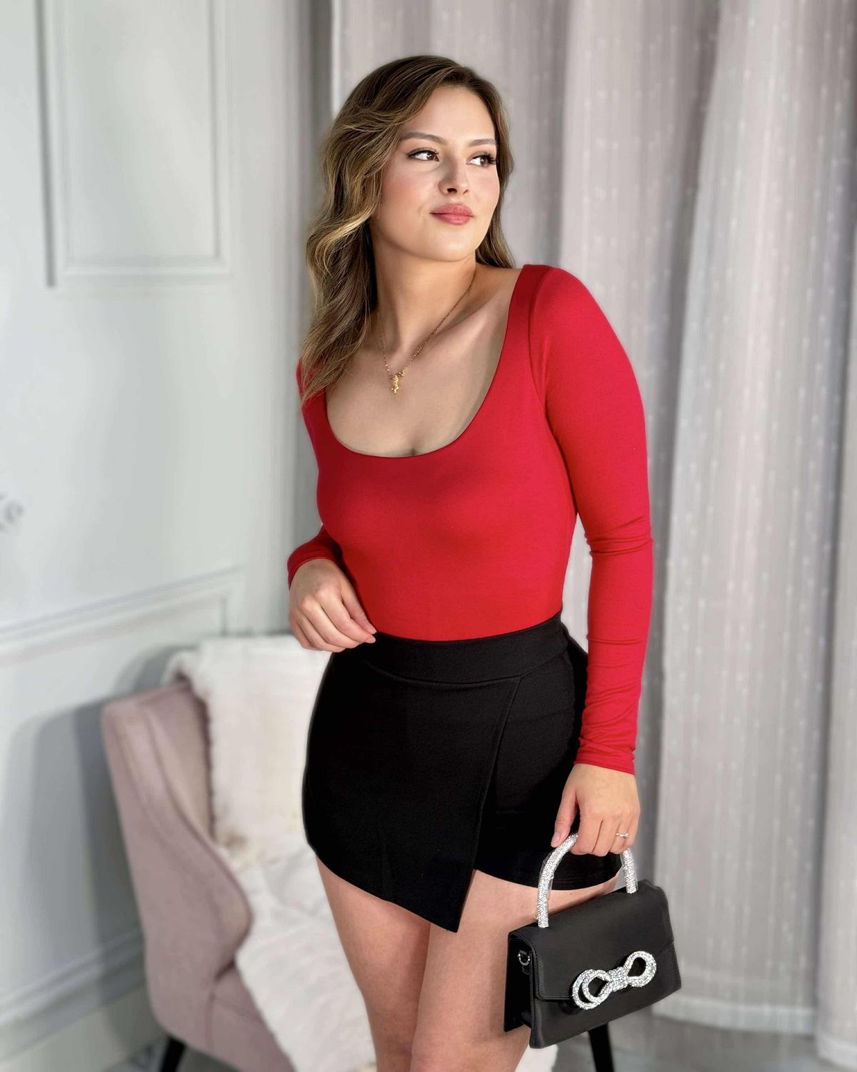 Beyond soft double lined top