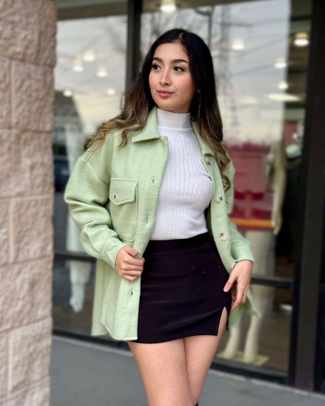 Feelin pretty fleece jacket