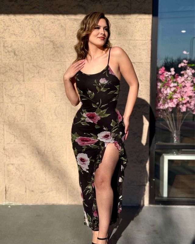 Floral ruffle dream dress