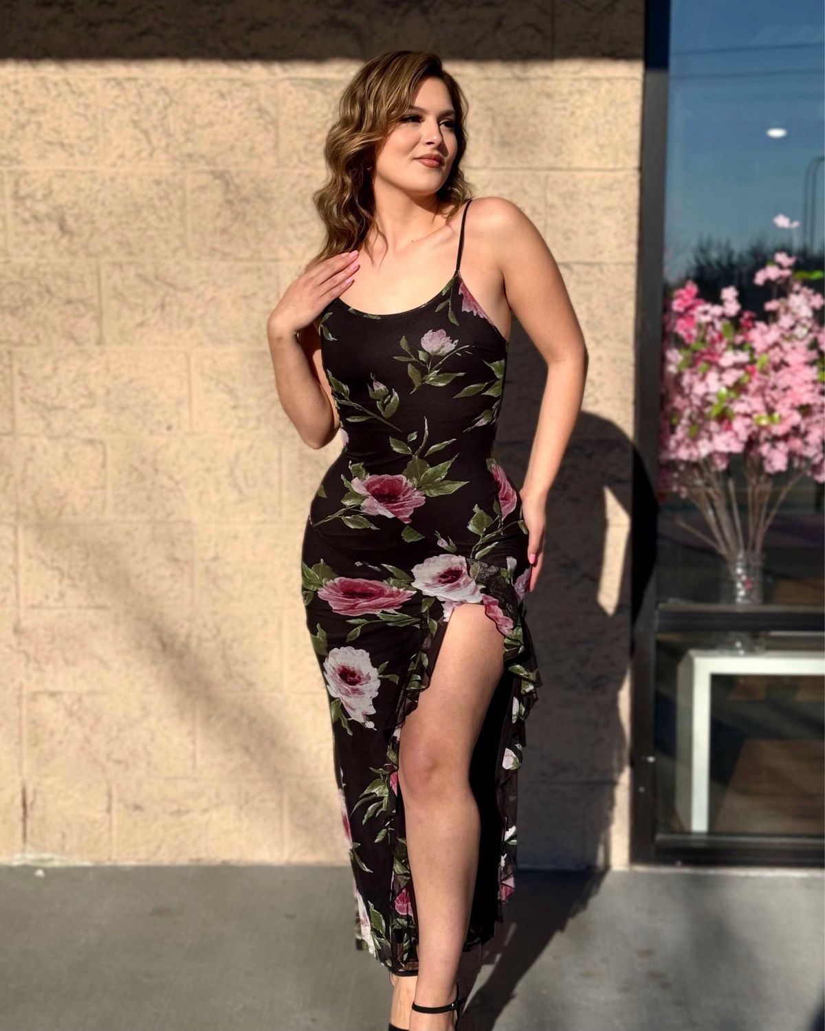 Floral ruffle dream dress