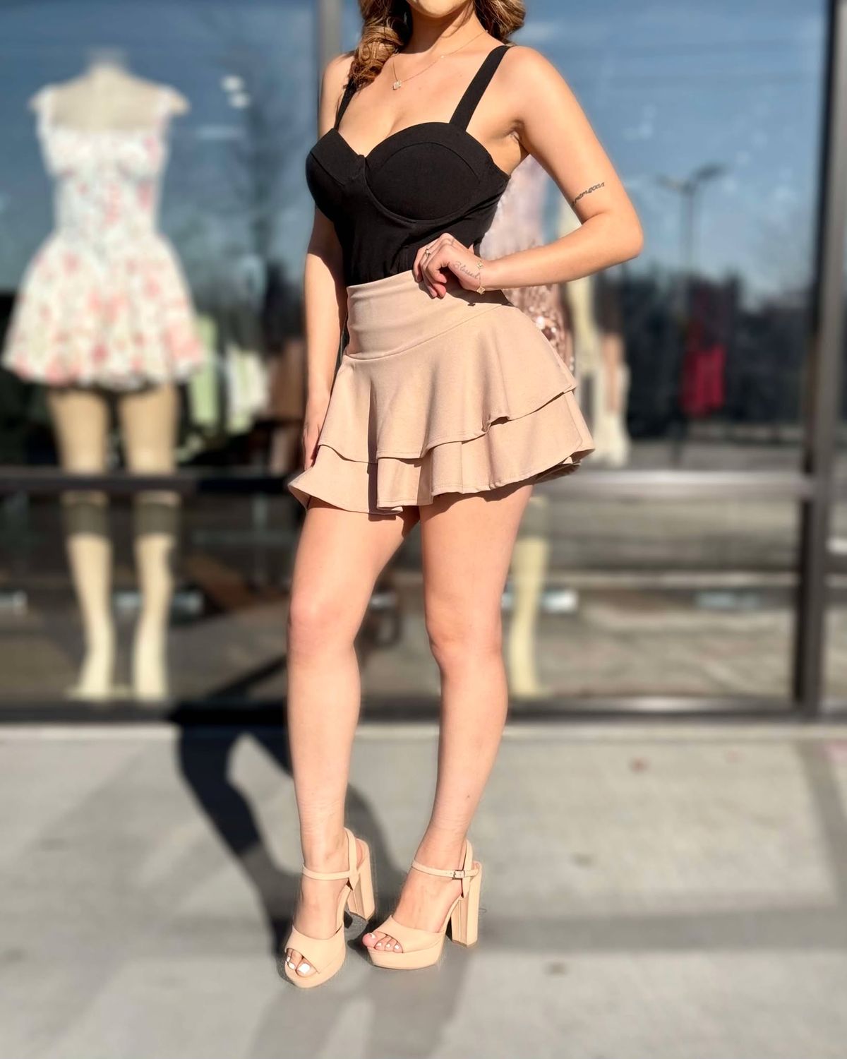 Ruffle my feather ruffle skort
