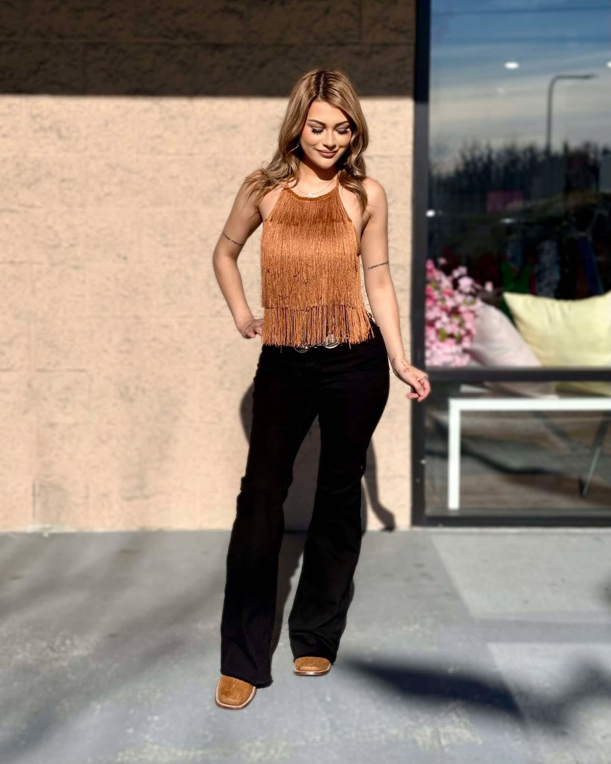 Barbie girl bell bottom jeans