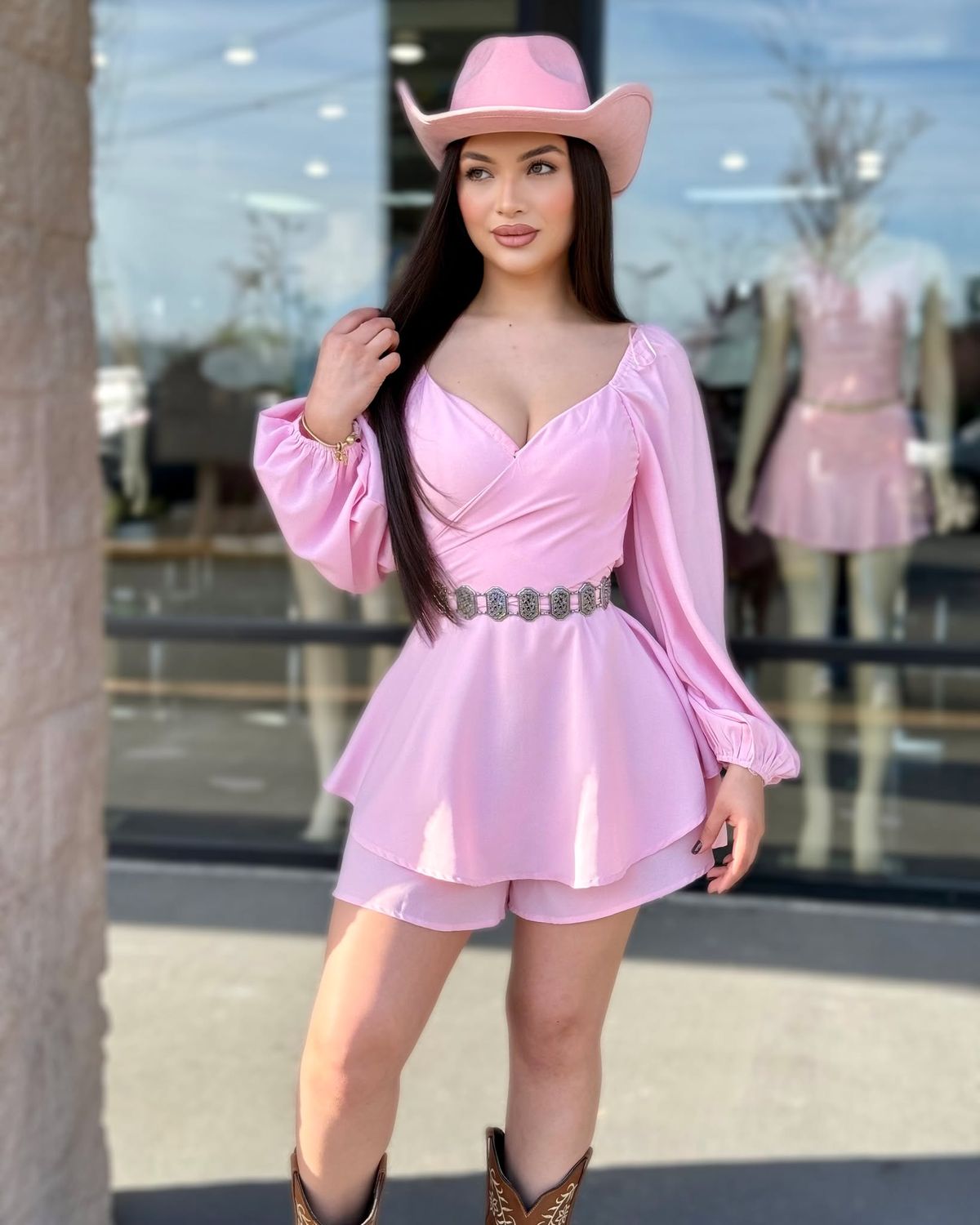 Jaripeo ready ruffle romper