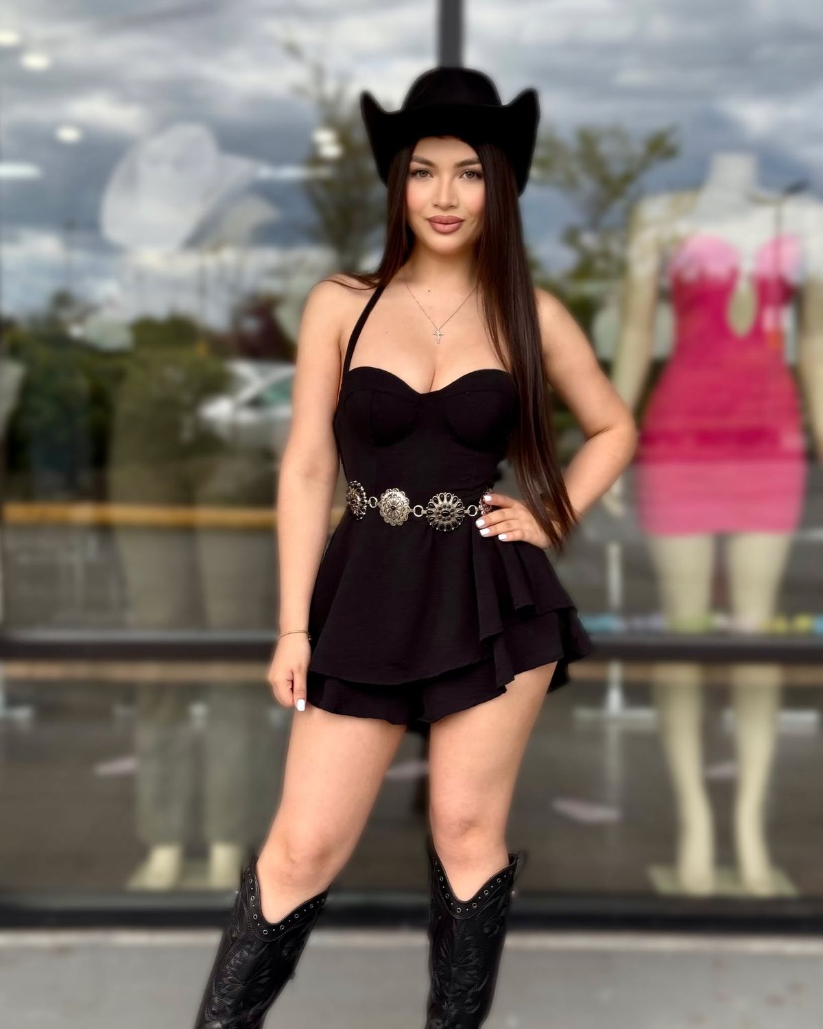 Halter ruffle romper halter