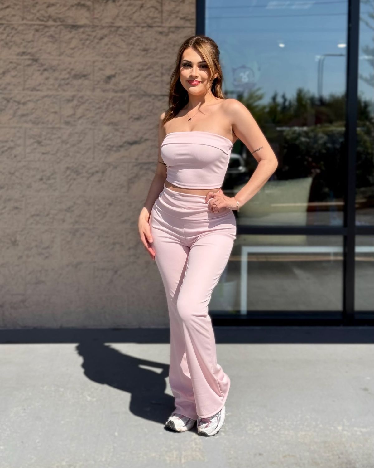 Matching tube pants set